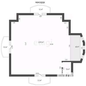 Дом 439м², 3-этажный, участок 8 сот.