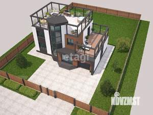 Дом 210м², 3-этажный, участок 1 сот.