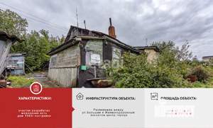 Дом 43м², 1-этажный, участок 6 сот.