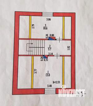 Коттедж 90м², 2-этажный, участок 8 сот.