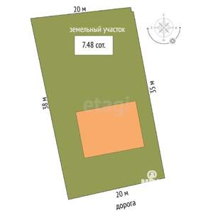 Дом 178м², 3-этажный, участок 15 сот.