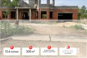 Дом 300м², 2-этажный, участок 12 сот.