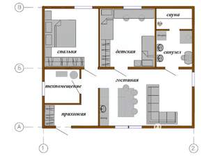 Дом 75м², 1-этажный, участок 12 сот.