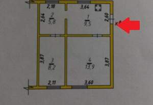Дом 37м², 1-этажный, участок 5 сот.