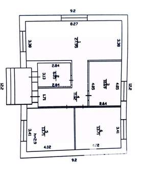 Дом 85м², 1-этажный, участок 9 сот.
