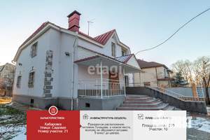 Коттедж 270м², 2-этажный, участок 10 сот.  