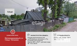 Дом 27м², 1-этажный, участок 8 сот.  