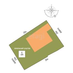 Дом 285м&sup2;, 2-этажный, участок 6 сот.  