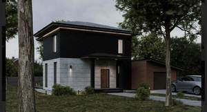 Дом 190м&sup2;, 2-этажный, участок 190 сот.  