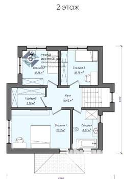 Дом 190м&sup2;, 2-этажный, участок 11 сот.  
