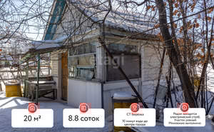 Дача 20м², 1-этажный, участок 9 сот.  