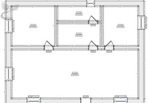 Дом 94м², 1-этажный, участок 4 сот.  