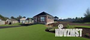 Дом 100м&sup2;, 1-этажный, участок 7 сот.  