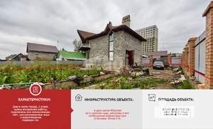 Дом 141м&sup2;, 2-этажный, участок 658 сот.  