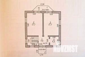 Дом 109м&sup2;, 2-этажный, участок 7 сот.  