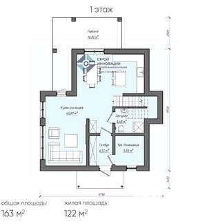 Дом 190м&sup2;, 2-этажный, участок 11 сот.  