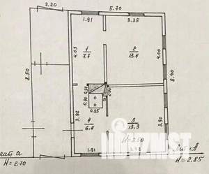Дом 41м&sup2;, 1-этажный, участок 6 сот.  