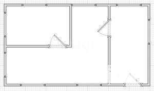 Дом 26м&sup2;, 1-этажный, участок 10 сот.  