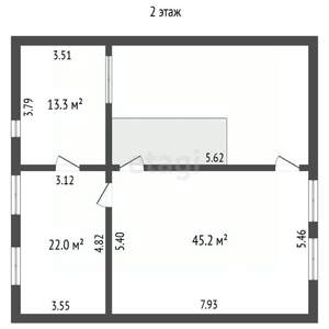Дом 209м&sup2;, 2-этажный, участок 7 сот.  