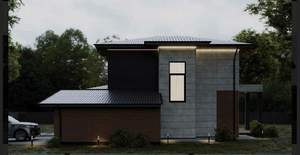 Дом 190м&sup2;, 2-этажный, участок 190 сот.  