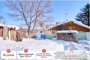 Дом 125м&sup2;, 2-этажный, участок 14 сот.  