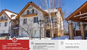 Таунхаус 225м&sup2;, 3-этажный, участок 5 сот.  