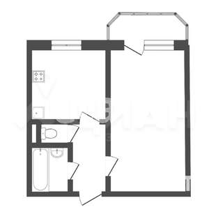 1-к квартира, на длительный срок, 35м2, 8/10 этаж