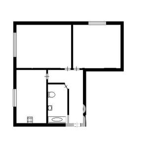 2-к квартира, на длительный срок, 50м2, 5/5 этаж