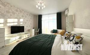 1-к квартира, посуточно, 50м2, 17/25 этаж