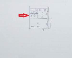 1-к квартира, на длительный срок, 33м2, 4/10 этаж