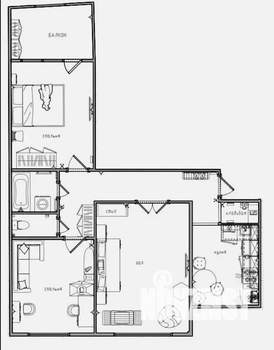 3-к квартира, посуточно, 70м2, 1/10 этаж