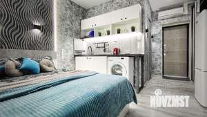 1-к квартира, посуточно, 26м2, 1/1 этаж