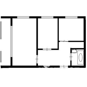 2-к квартира, на длительный срок, 52м2, 2/10 этаж