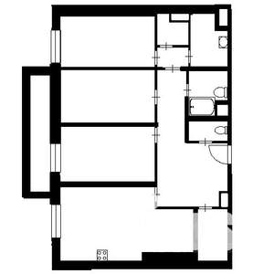 2-к квартира, на длительный срок, 47м2, 3/5 этаж