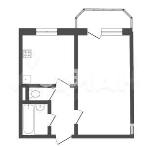 1-к квартира, на длительный срок, 35м2, 3/10 этаж