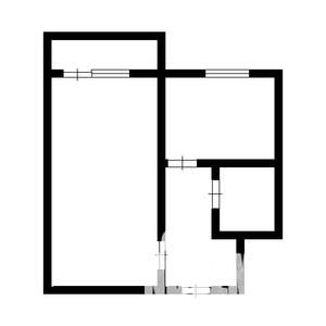1-к квартира, на длительный срок, 34м2, 5/5 этаж