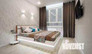 1-к квартира, посуточно, 43м2, 1/1 этаж