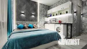 1-к квартира, посуточно, 26м2, 2/4 этаж