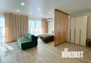 1-к квартира, посуточно, 43м2, 1/1 этаж