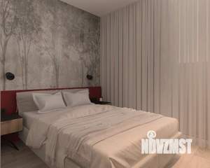 1-к квартира, посуточно, 45м2, 5/21 этаж