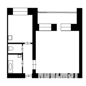 1-к квартира, на длительный срок, 39м2, 3/5 этаж