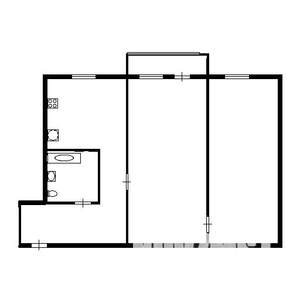 2-к квартира, на длительный срок, 46м2, 3/5 этаж