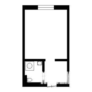 1-к квартира, на длительный срок, 30м2, 4/5 этаж