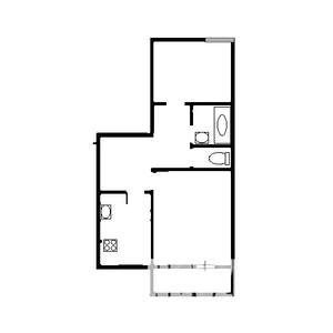 2-к квартира, на длительный срок, 52м2, 3/5 этаж