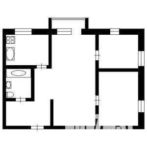 2-к квартира, на длительный срок, 42м2, 3/5 этаж