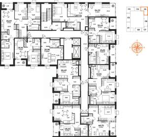 2-к квартира, вторичка, 48м2, 5/10 этаж