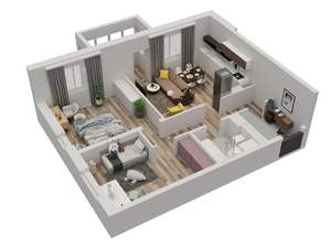 2-к квартира, вторичка, 63м2, 5/24 этаж