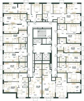 Студия квартира, вторичка, 35м2, 11/24 этаж