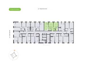 2-к квартира, вторичка, 59м2, 20/20 этаж