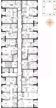2-к квартира, вторичка, 55м2, 4/10 этаж
